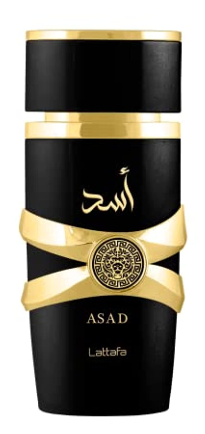 Lattafa Asad Lattafa für Unisex Eau de Parfum Spray, 100 ml Herren Damen Parfum