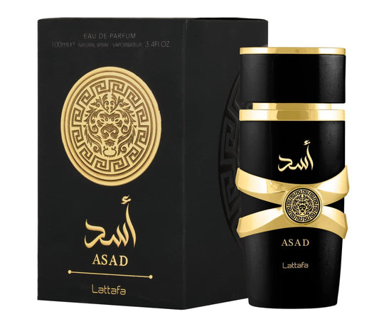 Lattafa Asad Lattafa für Unisex Eau de Parfum Spray, 100 ml Herren Damen Parfum