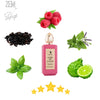 Volare Pink Bite Perfume, bold fruity spicy unisex scent with blackcurrant, raspberry, vodka, amber incense and musk in 100ml